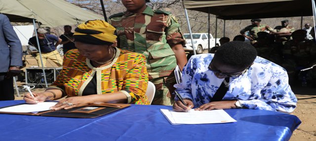 Signing of certificates Rushinga